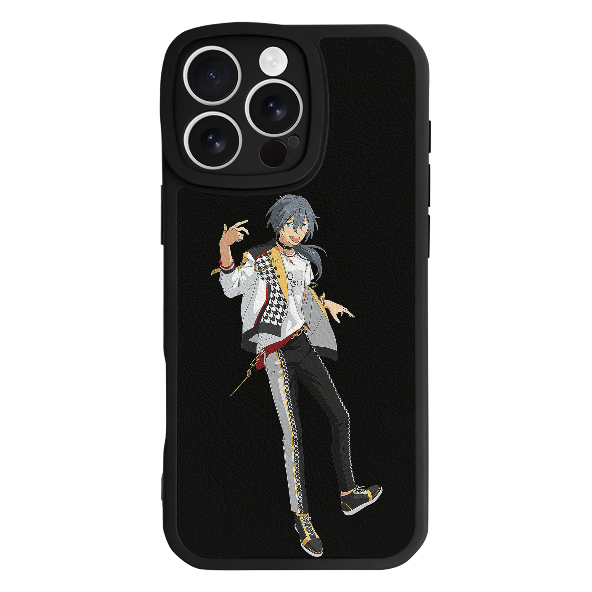 （画像用） あんさんぶるスターズ! Ensemble Stars 【iPhone 16シリーズ対応】シリコンスマホケース（レザー調） 材質：シリコン